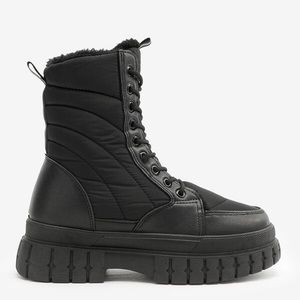 Quilted Lug Combat Boots